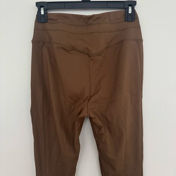Halara High Waisted Drawstring Side Pocket Full Length Joggers in Brown - Picture 7 of 8